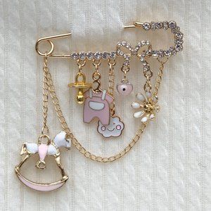 Baby Girl Stroller Pin